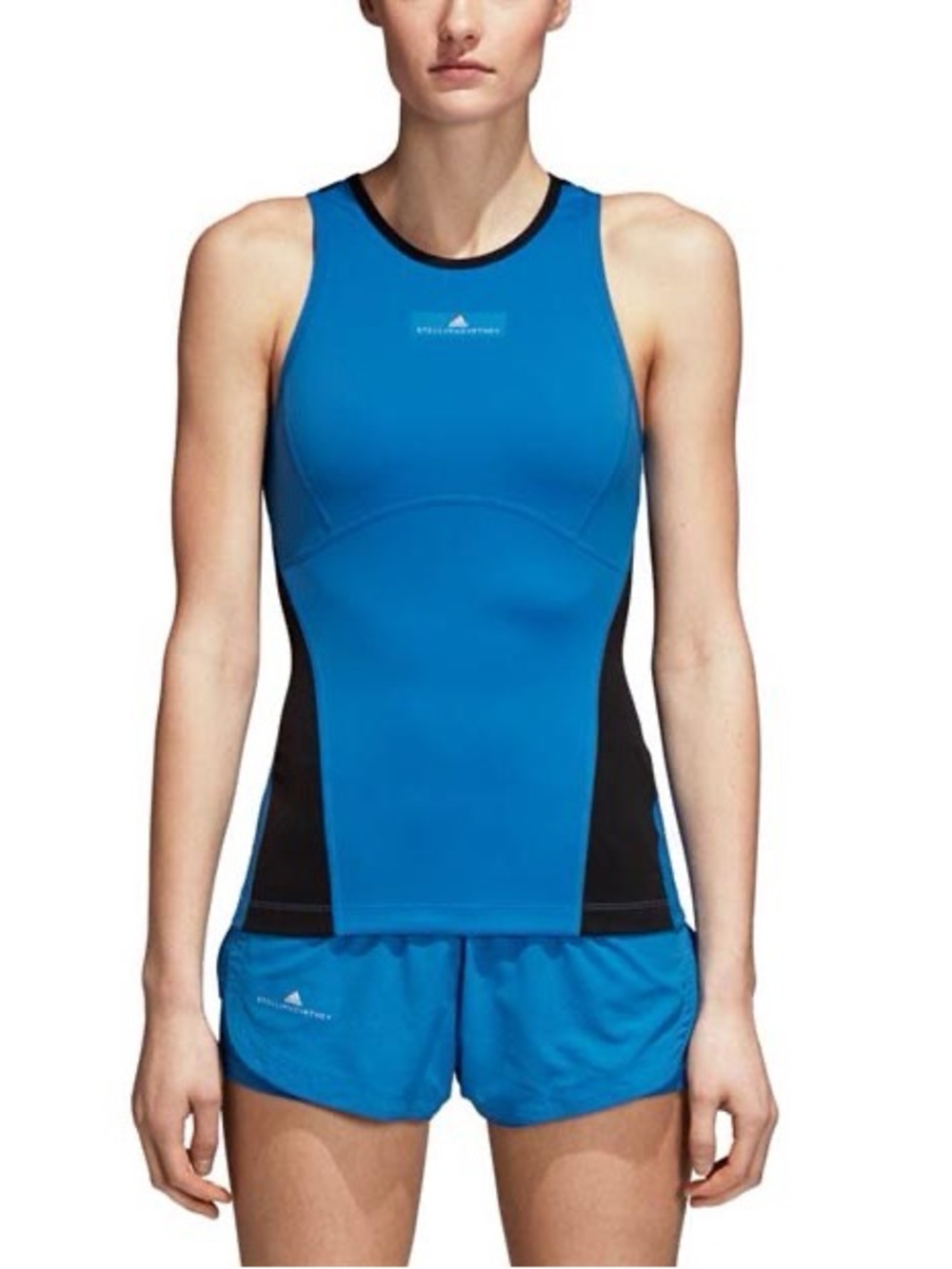 Adidas by Stella McCartney Men’s Blue and Black Swim Top